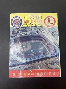 Detroit Tigers 1968 World Series Program Detroit Program SIGNED AL KALINE w/ COA - Picture 1 of 9