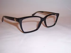 NUEVAS GAFAS GUCCI GG 0312O 001 NEGRAS 52mm RX AUTÉNTICAS 0312 - Imagen 1 de 8