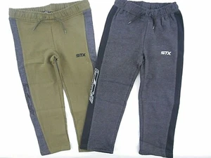 Boys STX $26 Green Or Black Fleeced Lined Athletic Sweat Pants Sizes 4, 5/6, & 7 - Picture 1 of 9