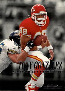 1999 SkyBox Dominion Football Card #11 Tony Gonzalez