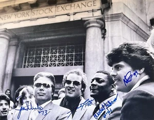 Sack Exchange SIGNED 11x14 NY Jets Joe klecko Mark Gastineau Salaam Marty Lyons - Picture 1 of 1