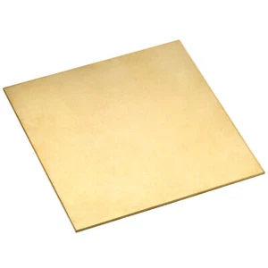 Brass Sheet Metal Sheets Plates 7.9"x7.9"x0.03" - Picture 1 of 4