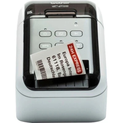 Brother QL-810Wc Etikettendrucker schwarz/weiß WLAN USB Barcode Thermodirekt NEU - Bild 1 von 3