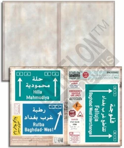 1/35 Echelon Decal - SN355602 Road & Traffic Signs "OIF Related" Pt.2 (2 Sheets) - Picture 1 of 1