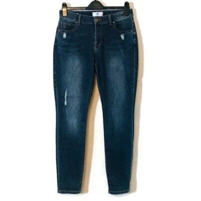 CAbi Distressed High Rise Skinny Jeans Women’s Size 8 29 Destructed Medium - Image 1 of 4