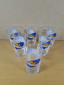 Orangina Orange Limo Glass Set Of 6 0.2L Juice Glass France Brand New - Picture 1 of 10