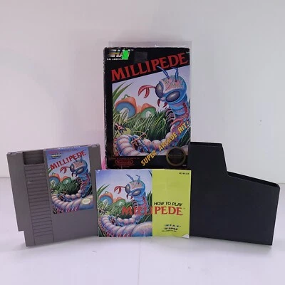 Millipede(任天堂娱乐系统,1988 年)NES 盒子推车手动保护套 — 第 1/4 张图片