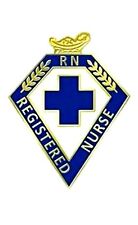 Registered Nurse RN Pin Blue Cross Lamp of Knowledge Graduation Ceremony 110 New