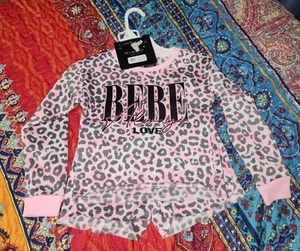 Girls Size 6x Bebe Animal Print Shirt & Shorts Set, New - Picture 1 of 5