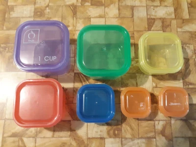 Juego de contenedores de control de porciones de 7 piezas Foto 1 de 2