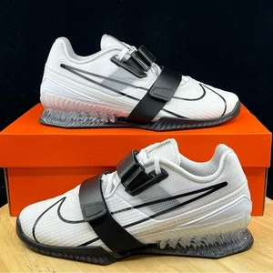 NEU Nike Romaleos 4 weiß schwarz Trainingsschuhe (CD3463-101) Herren Größe 10 - Bild 1 von 9