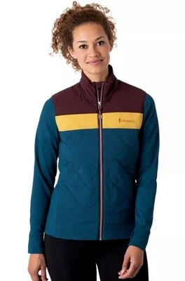 Chaqueta híbrida Cotopaxi Monte en índigo/vino/vara dorada para mujer talla M Foto 1 de 4