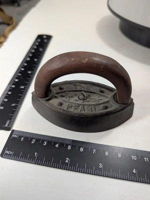 DE COLECCIÓN Sad IRON THE PEARL CON REMACHE ORIGINAL 3 3/4 mango de madera Foto 1 de 4