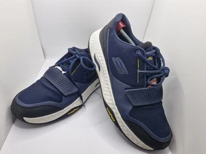 Mens Skechers Arch Fit Multi Sport Goodyear Tread Navy Trainers Uk Size 11 - Picture 1 of 9
