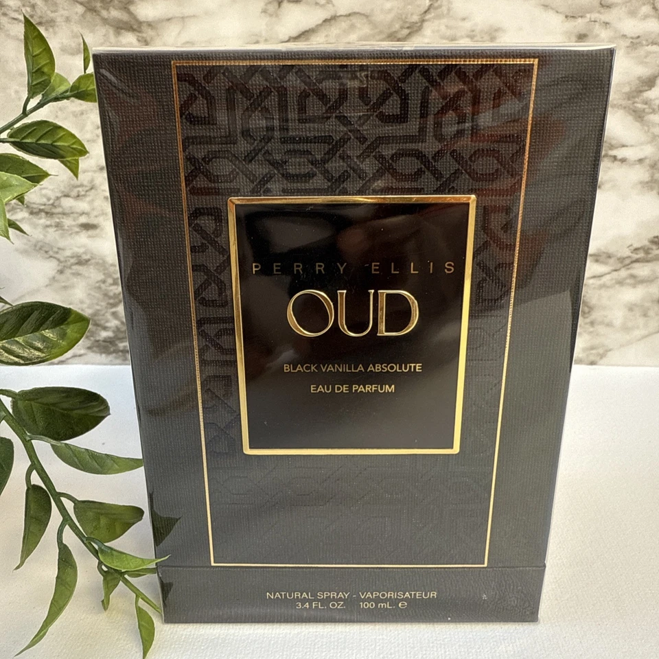 Perry Ellis Oud Black Vanilla Absolute Eau de Parfum 3.4 OZ Spray Nuevo/Listo para Regalo Foto 1 de 4