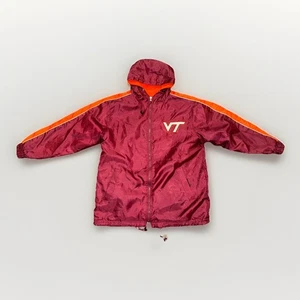 Virginia Tech Hokies Vintage Reversible Nylon/ Fleece Jacket Men’s XL - Picture 1 of 5