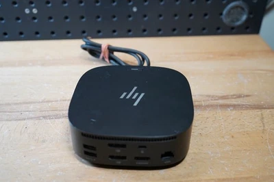 (B) Estación de acoplamiento universal HP USB-C G2 HSN-IX02 sin adaptador de corriente Foto 1 de 4