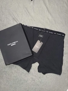 Skims X Dolce & Gabbana Boxer | Black | Large | Brand New | RRP £78 - Picture 1 of 4