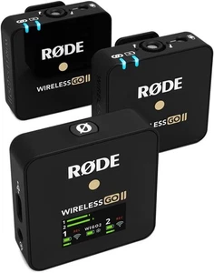 Sistema de micrófono inalámbrico de doble canal RØDE Wireless GO II - Imagen 1 de 8