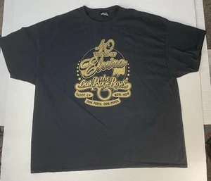 SZ 3XL The Oak Ridge Boys T-shirt 40 Years Elvira Black Giddy Up Oom-Poppa Mow - Picture 1 of 8