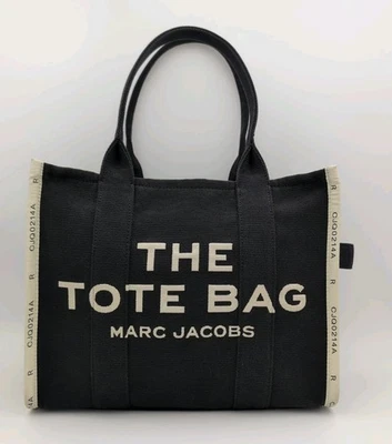 Marc Jacobs Women's The Tote Jacquard Large Black M0017048-001 Includes Dust Bag - Image 1 of 4