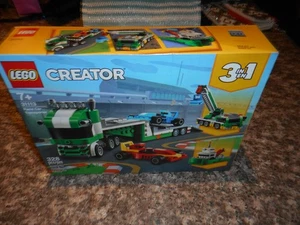 Nicht mehr im Handel erhältliches Lego Creator 3 in 1 Set #31113 Rennwagen Transporter brandneu! - Bild 1 von 5
