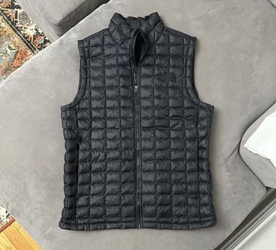 the North Face Vest Mens Medium Black Thermoball Eco Quilted Puffer Jacket - Image 1 of 4