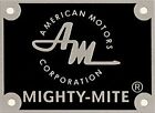 American Motors Mighty Mite Acide Gravé Aluminium Données Plaque Style 1