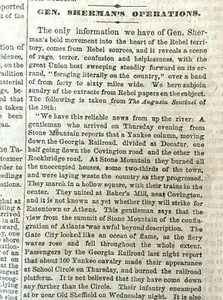 1864 NY TRIBUNE. SHERMAN MARCH to SEA. LINCOLN ELECTION. REBELS TRY TO BURN NY. - Picture 1 of 10