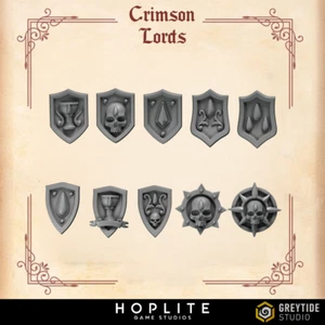 Tilt Shields - Crimson Lords | Grey Tide Studio | Conversion Parts & Bits - Picture 1 of 10