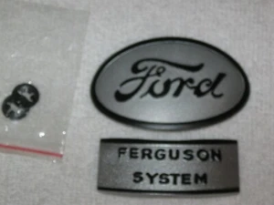 NEW 2N16600A Hood Emblem 2 pc Set for Ford 9N 2N Farm Antique Tractor - Picture 1 of 4