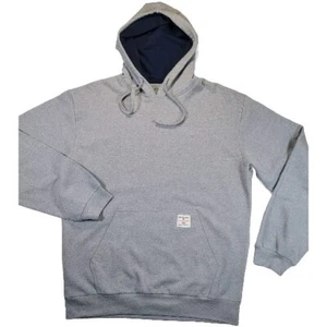 Buckhorn River Men's Large Gray Hoodie Long Sleeve Patch Pullover - Picture 1 of 6