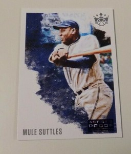 2020 PANINI DIAMOND KINGS BASEBALL #7 MULE SUTTLES CARD - NEWARK EAGLES