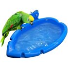 Bird Bath Tub Bowl Basin,Water Shower Food Feeder For Small Birds Parrots