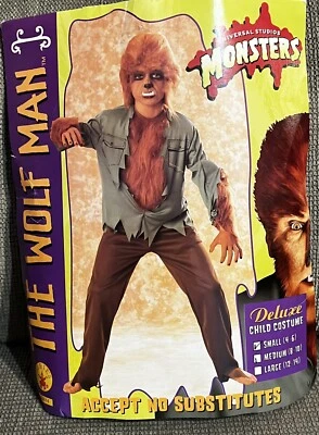 Disfraz Niño Lobo Talla Pequeña 3 Piezas (Camisa Pantalones Peluca) Foto 1 de 3