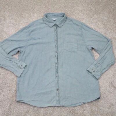 Camisa Carbon 2 Cobalto Para Hombre XL Azul 100% Algodón Manga Larga Abotonada Foto 1 de 4