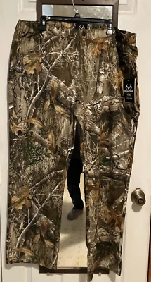 Camo Pants Men's Realtree Edge XL 40/42 5 Pocket 1-Zip Comfort Flex Hunting NWT - Image 1 of 4