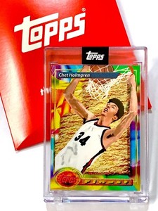 2022 Topps CHET HOLMGREN Art Card #8 by Jacob Rochester