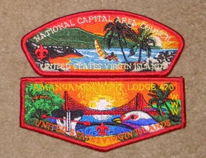 National Capital Area Council/OA 470 Amangamek 2014 Virgin Islands CSP/FLAP Set - Picture 1 of 1