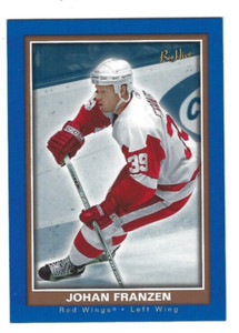 2005-06 Upper Deck Bee Hive Blue #127 Johan Franzen