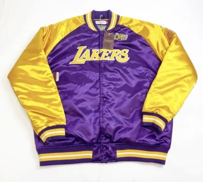 Los Angeles LA Lakers Jacket Mens 2XL Satin NBA Finals 2000 Mitchell & Ness Kobe - Image 1 of 3