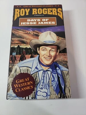 Roy Rogers Days of Jesse James VHS Tape 1995 Foto 1 de 2