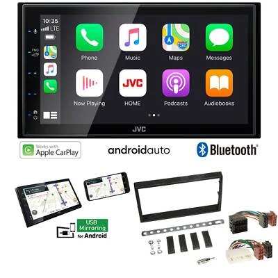 JVC KW-M560BT Autoradio Apple CarPlay Android Auto für Ssangyong Actyon schwarz - Bild 1 von 4