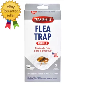 Trap-N-Kill Flea Trap Refills (3-Pads) - Picture 1 of 4