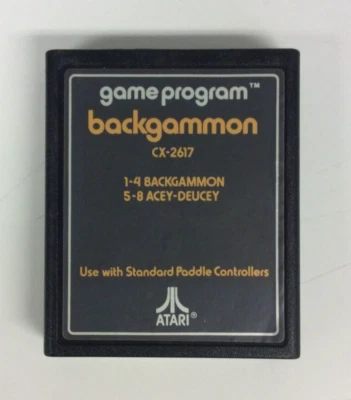Backgammon (Atari 2600, 1979) Authentic Cartridge Only - Image 1 of 4