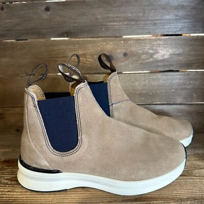 New NIB Womens Blundstone Original 2146 Tan Suede Sneaker Ankle Boots Size 7 M - Image 1 of 4
