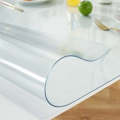 LovePads 1.5mm Thick 18 x 60 Inches Frosted Table Protector, Plastic Table Cover - Image 1 of 4