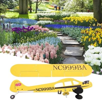 Weather Vane Wind Direction Compass--Piper J3 Airplane Weathervane - Image 1 of 4