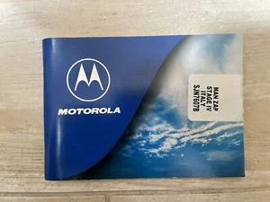 Libretto Istruzioni telefonino/ mobile phone instruction manual Motorola Cd930 - Zdjęcie 1 z 3