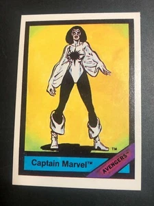 CAPTAIN MARVEL 1987 Marvel Comic Images Series 1 Card #36 Pack Fresh L1 - Picture 1 of 2